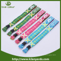 Factory polyester custom cheap fabric wristbands for event